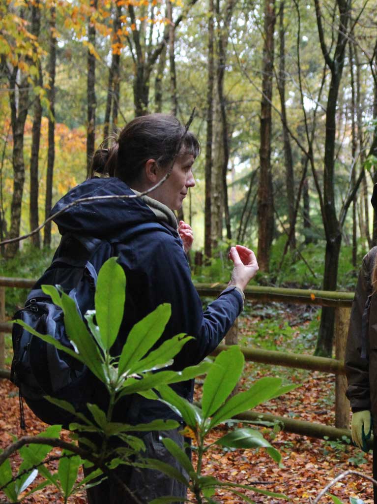 Photo of Kat at work